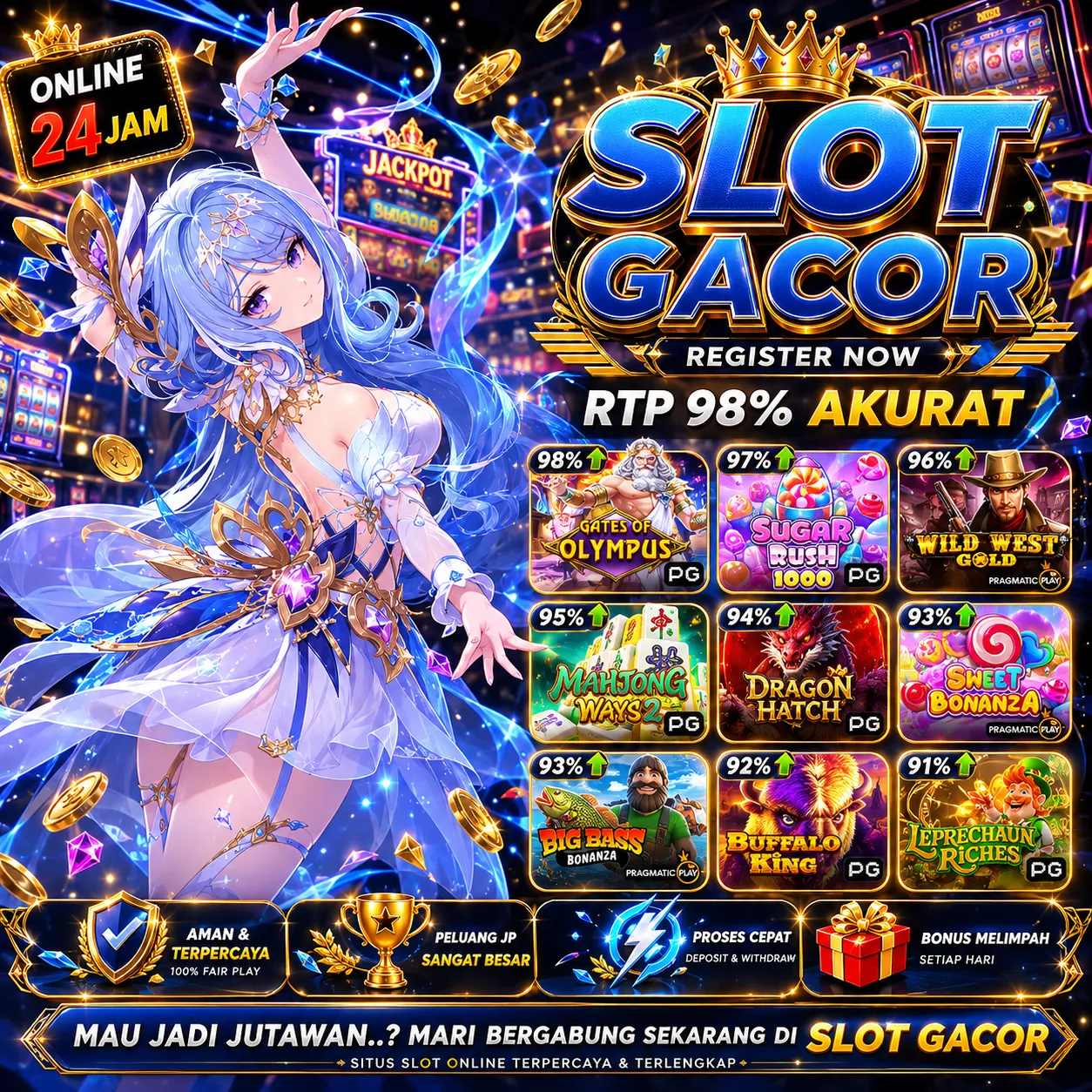 Pelangikoin99 Link Slot Online Gacor Terpercaya Indonesia